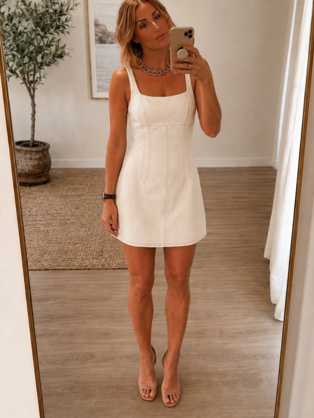 BDG Denim Mini Dress – Urban Outfitters Size Medium
